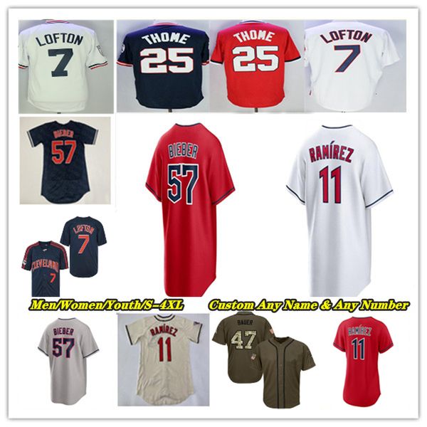 Baseballtrikot Steven Kwan Andres Gimenez Josh Bell Myles Straw Josh Naylor Kenny Lofton Will Brennan Cal Quantrill Eddie Murray Mike Zunino Indians Gabriel Arias