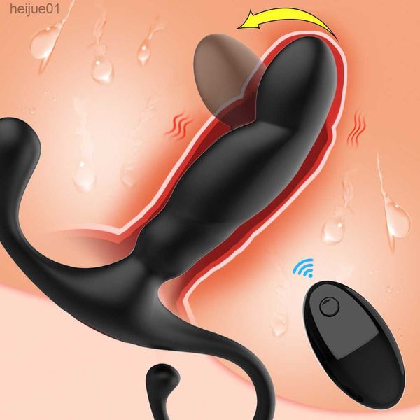 Vibratore anale maschile Vibratore della prostata Stimolatore della prostata del dito Dildo Giocattoli del sesso omosessuale Prodotti per adulti 18+ Macchina del sesso L230518