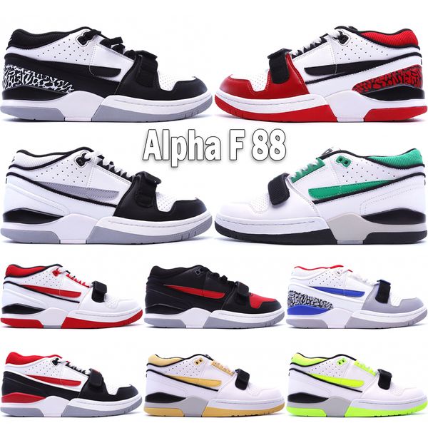 Top Alpha F 88 Men Basketball Shoes Jumpmans Legacy 312 Низкий дизайнер Чикаго Истинный Блю Счастливый зеленый огонь Красный наружные кроссовки Размер 40-46