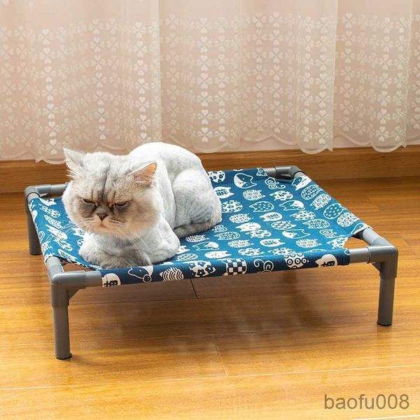 Kedi Taşıyıcılar Yüksek Kedi Yatağı Yaratıcılık Yumuşak Konfor Nefes Alabilir Soğutma Yatağı Kedi Hamak Boru Takılan Evcil Hayvan Yatağı R230608