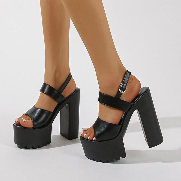 Zookerlin 411 Sandals 14 см высотой высокие каблуки платформа Peep Toe Женщины летняя ботин