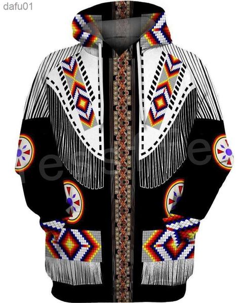 Tessffel Indian Native Culture Harajuku Casual Bunte Trainingsanzug Neue Mode 3DPrint Unisex Hoodie/Hoodies/Jacke Männer Frauen S-2 L230520