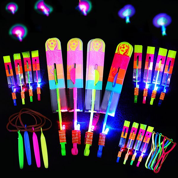 Altre forniture per feste per eventi 1230PC Illuminazione per esterni LED Slings Flying Sword Toys Regali di compleanno per bambini Ragazzi Ragazze Souvenir Pinata Filler Reward Pack 230607