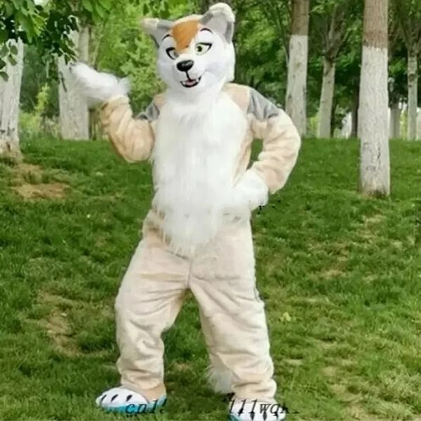 Профессиональная лиса собака Fursuit Costumes Costumes Halloween Fancy Party Dress Cartoon Carniv