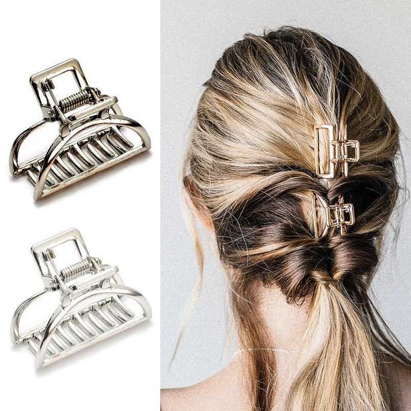 Baumeln Kronleuchter AISHG Mode Frauen Haar Clips Mini Rose Grabbing Shark Claw Clip Mädchen Metall Gold Weiß Schwarz Legierung Kopfschmuck Haar Zubehör Z0608