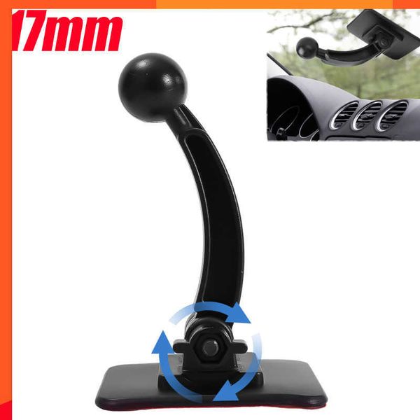 Neue 17mm Kugelkopf Basis Universal Sticky Auto Telefon Halter 360 ° Rotation Dashboard Handy Ständer für IPhone 14 Xiaomi Zubehör