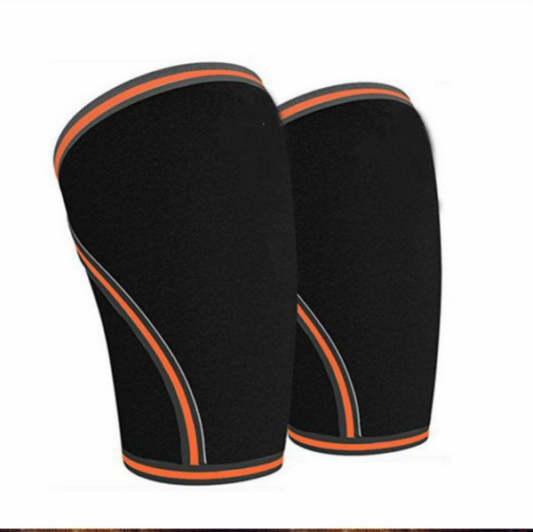 Equipamento de Proteção para Skate 7mm 1 Par Treino WOD KNEE SLEEVE Squats KNee support Gym Workout Powerlifting Weight of Knee Compression Sleeves 230608