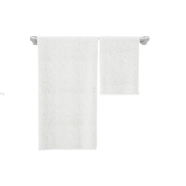 Asciugamano per sublimazione 13x13 pollici Tovagliolo in poliestere a trasferimento termico Bianco Asciugamano personalizzato fai-da-te JN08
