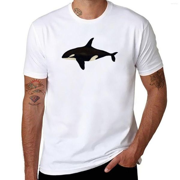 Erkek Polos Killer Balina Tişört Tişört Tişört Grifikleri T Komik Gömlekleri
