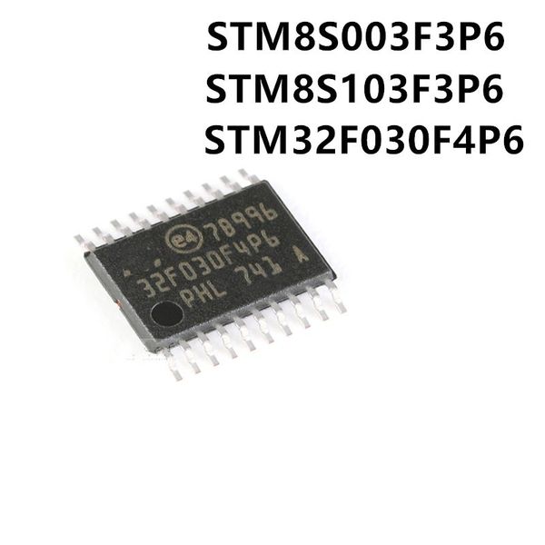STM8S003F3P6 STM8S103F3 STM32F030F4P6 N76E003AT20-T MS51FB9AE TSSOP20 MCU MPU SOC Mikrocontroller-Chip