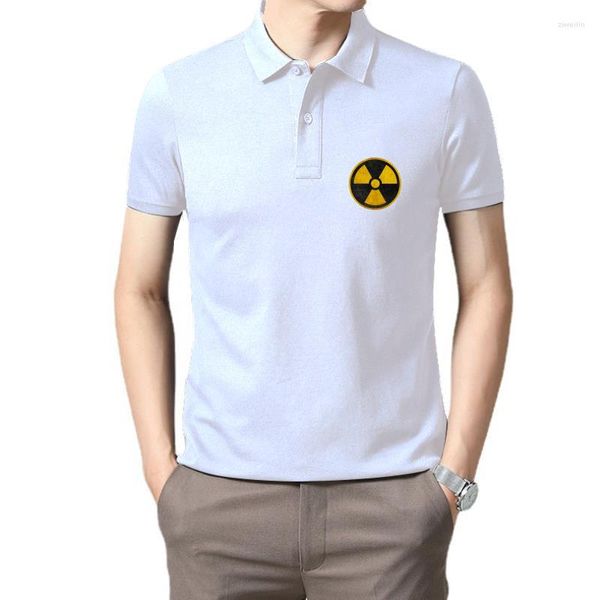 Polo da uomo Nuclear Reactor T-Shirt Sign Sostanze biologiche Science Nerd