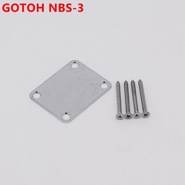 1 Peça GOTOH NBS-3 (Aged-C) Relic Neck Joint Plate Para Guitarra Elétrica Baixo