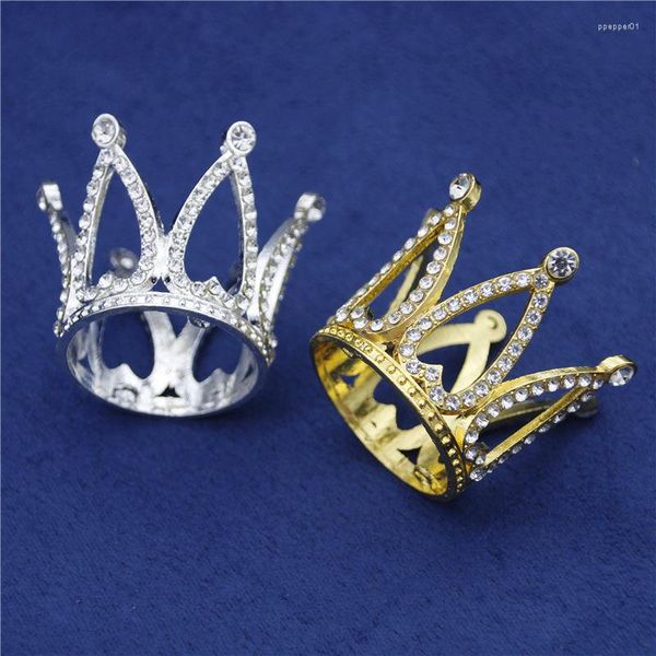 Fermagli per capelli Barocco Bambini Diademi Piccola corona per bambini Festa di compleanno Danza Mini Diadema Principessa Ragazze / Ragazzi Matrimonio Piccoli gioielli