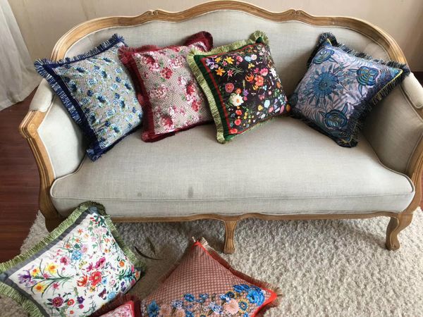 lüks ev muhteşem yastık kapağı oryantal mistik hayvanlar baskılar antik tarzı dekoratif yastık kılıfı lüks Coussin 50x50cm