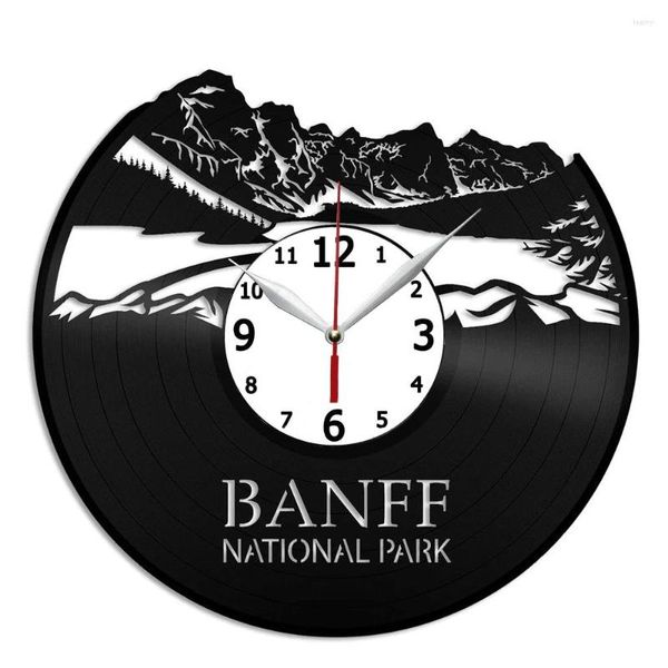 Orologi da parete Banff National Park Art Home Design Decorazione Orologio Regalo Ornamento Compleanno