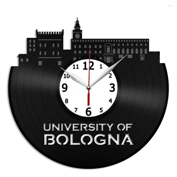 Orologi da parete Università di Bologna Orologio d'arte 12 pollici - Idea per l'arredamento della stanza della casa Regalo fatto a mano per un amico