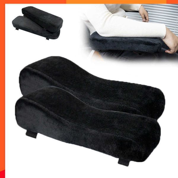Atualizar apoio de braço do carro almofada de espuma de memória almofada de mão travesseiro de cotovelo macio e confortável tapete de suporte para auto casa escritório jogo cadeira almofada