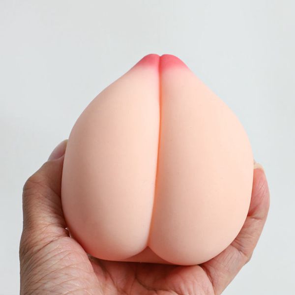 Bumbum de pêssego aquecendo Masturbador Masculino Copo Vagina Masturbação Boquete de bolso buceta Mastuburador brinquedo sexual para homem Mastubador