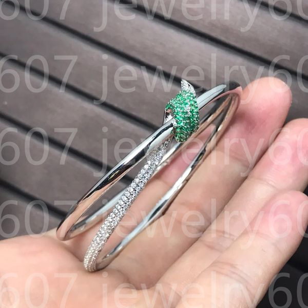 Heißer Verkauf Neuartiges Design 925 Sterling Silber Doppel Diamant Designer Armband Bogen Knoten Knoten Mädchen Armband Hochzeit Verlobungsgeschenk