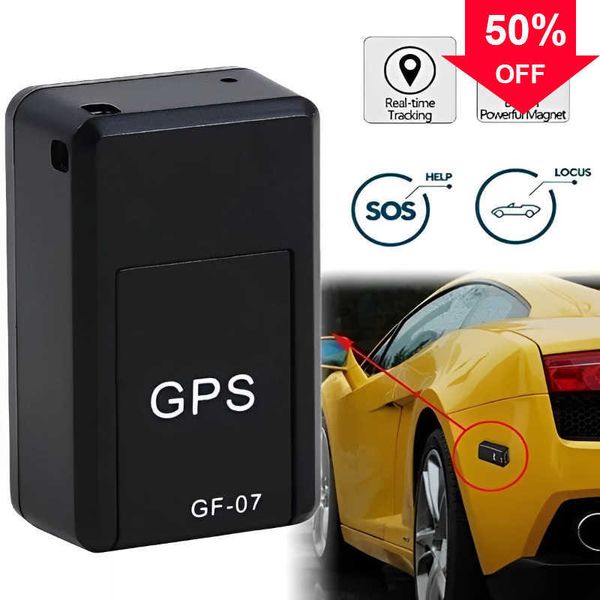 Novo GF-07 Mini Rastreador GPS Montagem Magnética Posicionador SIM Carro Motocicleta Rastreamento em Tempo Real Localizador Antiperda de Animais de Estimação Acessórios para Automóveis