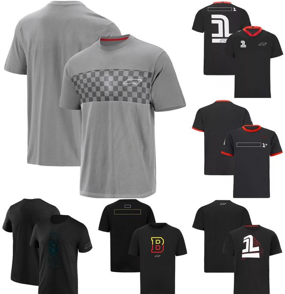 T-shirt con logo F1 2023 Sito ufficiale di Formula 1 T-shirt Maglia unisex Estate Racing Stampa di moda T-shirt a maniche corte oversize