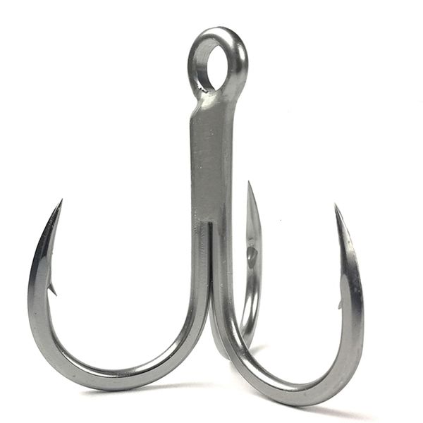 Angelhaken 504 Treble Hook Sea Accessorie AntiRust Coating Super Strong Triple Anchor für Karpfenköder Pesca 230608