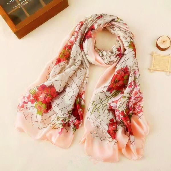 designer ms xin design regalo sciarpa di alta qualità 100% sciarpa di seta dimensioni 180x90 cm consegna gratuita