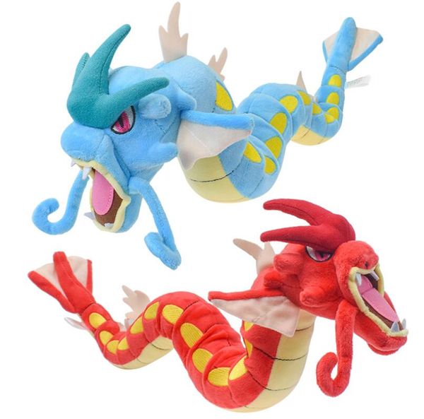 Il giocattolo della peluche del drago rosso blu di modo di 60cm può fare i giocattoli della peluche del cotone dei pp di forma