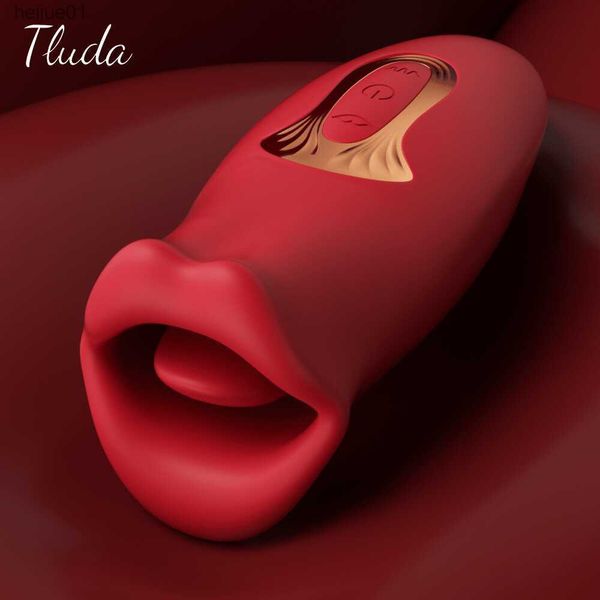 Vibrador de lamber a língua do clitóris Brinquedo sexual feminino para mulheres Vagina Sugador Boquete Oral Estimulador de clitóris Mamilo Orgasmo Produto adulto L230518