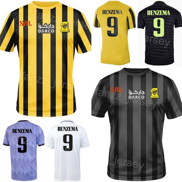 2023 Maglia da calcio Al Ittihad Karim Benzema Abderrazak Hamdallah Romarinho Igor Coronado Haroune Camara Ahmed Hegazi Ahmed Sharahili COSTA Maglia da calcio Kit