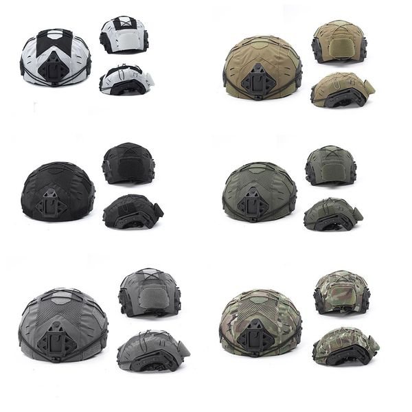 Скта защитная передача тактика Wendy 20 шлема крышка шлема кожа Airsoft Outdoor Camouflage ткань 230608