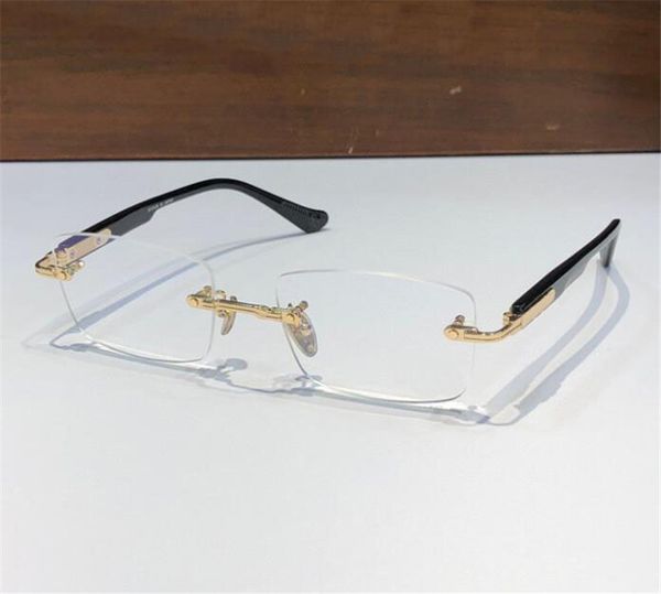 Nuovo design di occhiali di moda DEEP II occhiali da vista montatura quadrata stile retrò semplice e versatile di alta qualità con scatola può fare lenti da vista