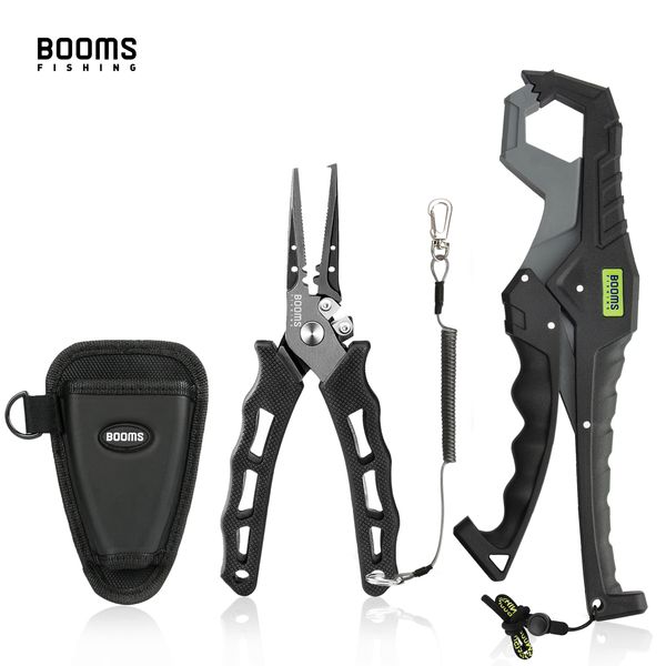 Рыболовка крючков Booms G5F7 Pliers и рыба -захватчик составьте инструменты, расположенные с оболочкой, антирост