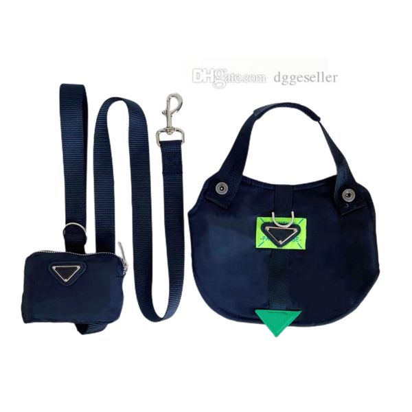 Designer-Hundegeschirr-Leine-Set mit stilvollem dreieckigem Metallabzeichen, Hundegeschirr-Jacke ohne Zug für kleine und mittelgroße Hunde von Best Pet Supplies, einfach an- und auszuziehen, S B194