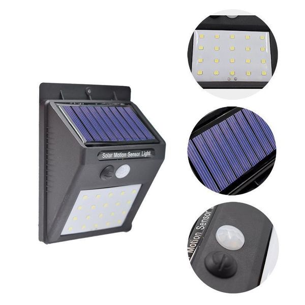 20LED Solar Powered Wireless PIR Motion Sensor Light Outdoor Garden Prato Paesaggio Yard luci Security Wall Lam Lampada solare