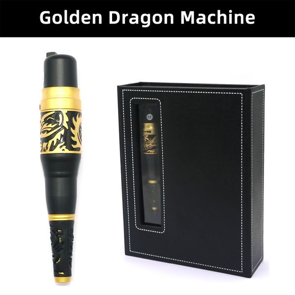 Tätowiermaschine Permanent Make-up Golden Dragon Tattoo Maschine Kits Taiwan Original Permanent Make-up Maschine 230607