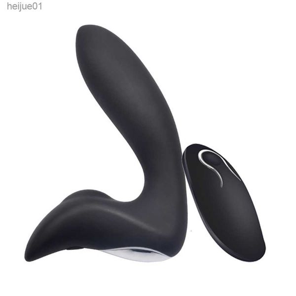 Vibratore del massaggiatore della prostata per gli uomini masturbatore Impermeabile Butt Plug anale Stimolatore della prostata Giocattoli del sesso del silicone per gli uomini adulti L230518