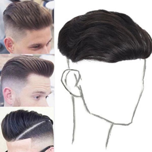 Descubra os apliques masculinos para um visual natural - perucas de cabelo longo e curto realistas - apliques de cabelo invisíveis para um visual mais completo - variedade de estilos disponíveis