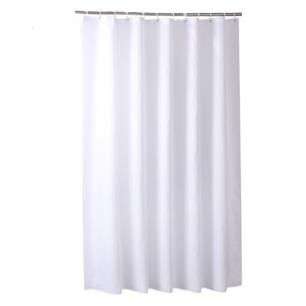 Душевые занавески белые душевые занавески водонепроницаемые толстые сплошные шторы для ванны для ванной комнаты в ванной
