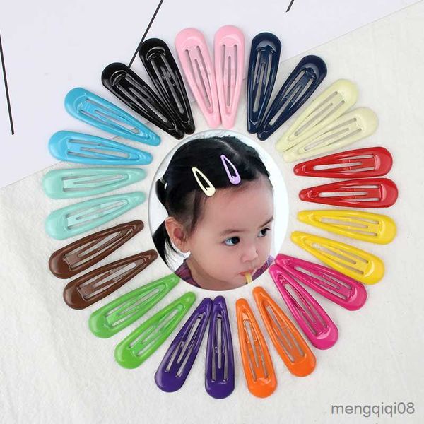 Другие 5 см. Кайи металлические зажимы для волос защелка Barrette Girls BB Harepin Baby Side Clip Accessories Женщины шпильки R230608