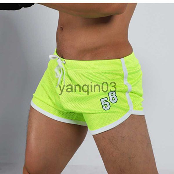 Shorts Masculinos New Hot Summer Masculino Sport Man Boxer Shorts Masculino Trunks Slim Mens Gyms Marca Jogger Sporting Men Beach Short de melhor qualidade J230608