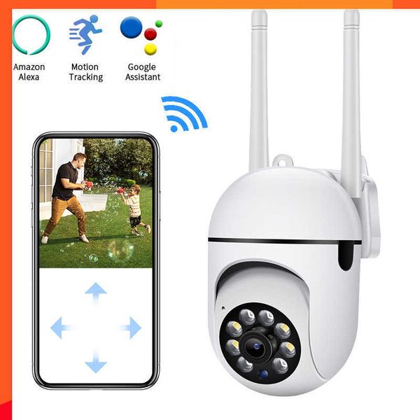 Nuova telecamera 2.4 + 5GWifi Visione notturna Video Ai Rilevamento umano Trigger di allarme Telecamere di monitoraggio della sicurezza Telecamera con zoom IP da 5 MP YCC365 PLUS