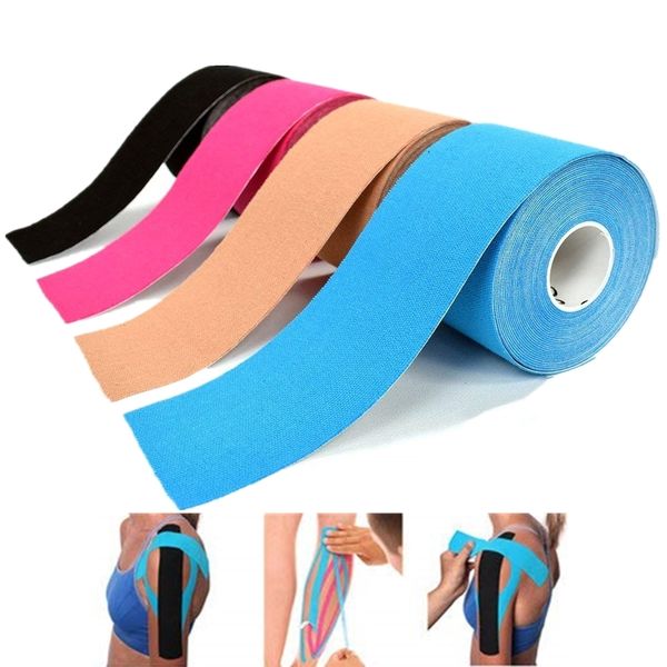 Ellenbogen-Knie-Pads, Kinesiologie-Tape, Sport, Baumwolle, elastisch, athletischer Taper-Schutz, Therapie, Erholung, Unterstützung für Schulter und Knöchel, 230608