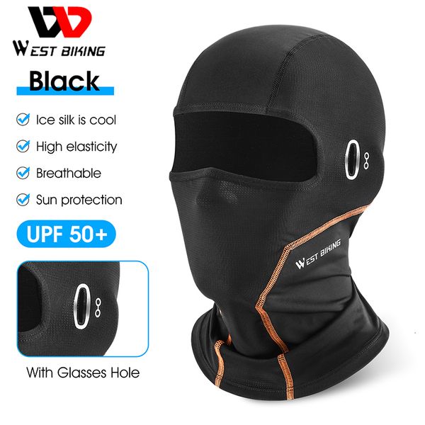 Bonés Ciclismo Máscaras WEST BIKING Verão Para Homens Rosto Completo Proteção UV Capuz Da Motocicleta Pesca Corrida Balaclava Resfriamento Equipamento Esportivo 230607