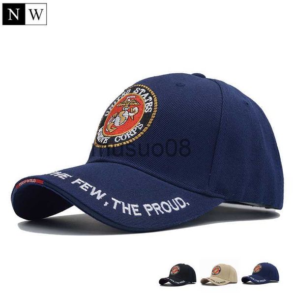 Cappellini da baseball Berretto da baseball tattico in osso del Corpo dei Marines degli Stati Uniti Uomo Navy Seals Cappello per adulti Taglia 56-59cm J230608