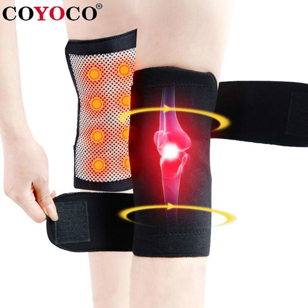 Gomitiere Ginocchiere Tormalina Supporto autoriscaldante 8 Terapia magnetica Ginocchiera Sollievo dal dolore Artrite Rotula Manicotti per massaggio 230608