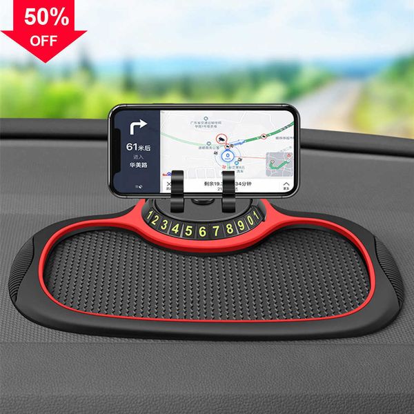 Nuovo tappetino antiscivolo per auto multifunzionale supporto per telefono automatico antiscivolo appiccicoso supporto per telefono antiscivolo supporto per cruscotto in silicone tappetino per auto