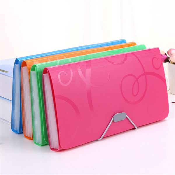 Блокноты A6 A6 Sagn Sagning File папка для документов Candy Colors Document Polders School Supports Organizer Office Binder 230608