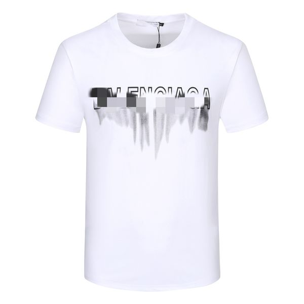 Designer PA t shirt camisas de roupas de marca de luxo spray coração carta algodão manga curta primavera verão maré masculina camisetas femininas M-3XL # 04