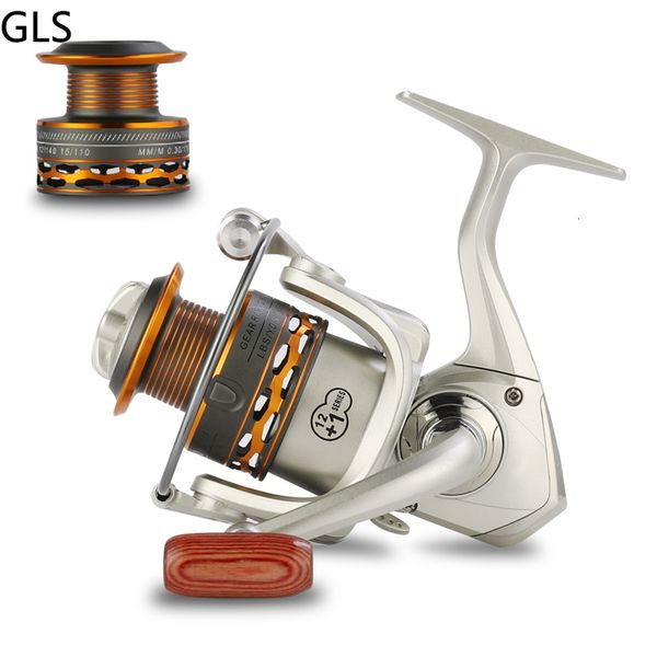 Baitcasting Reels GLS 1000-7000 Серийный передаточный обчисление 5.2 1 Высокоскоростная катушка Профессиональная запасная катушка 121BB Рыбалка 230608